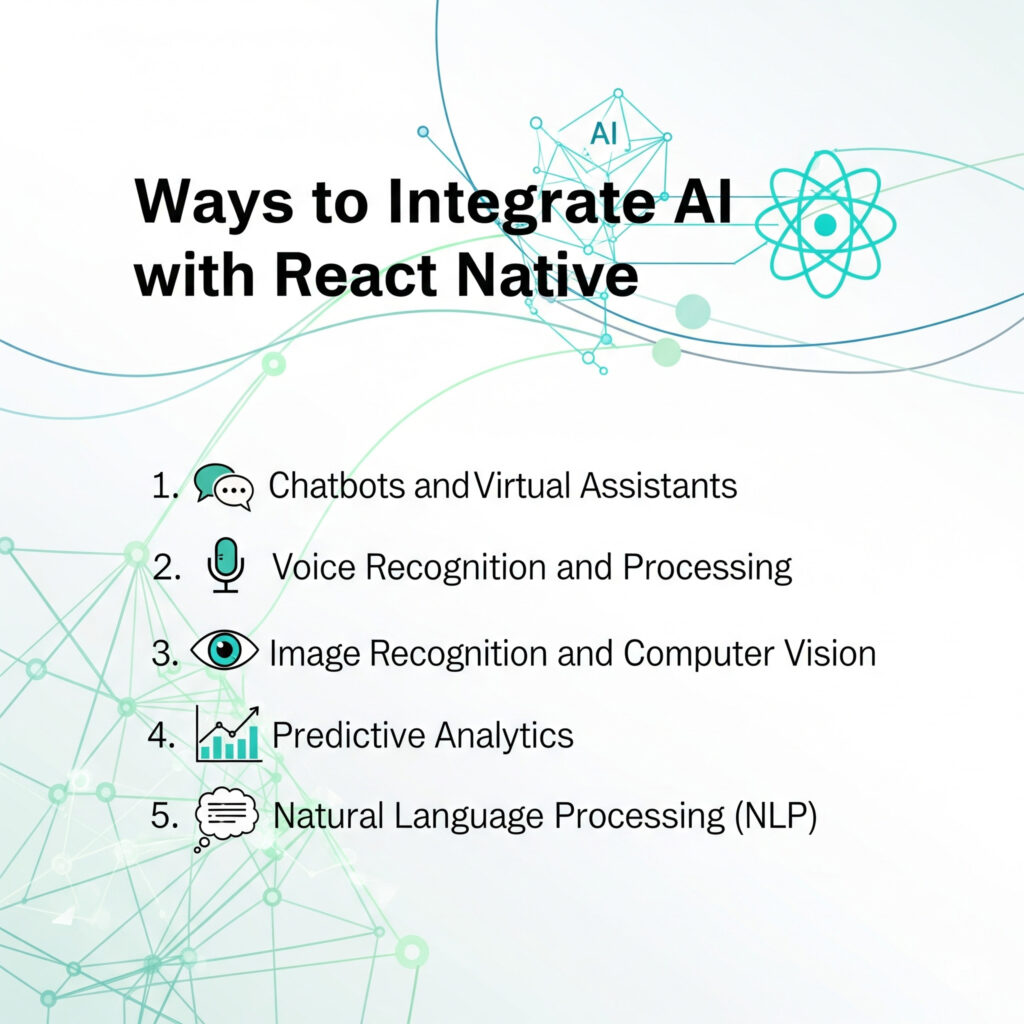ways to integrate AI with react native